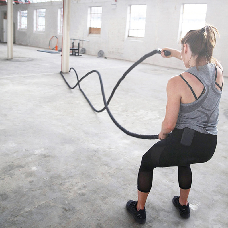 Crossfit No Equipment Workouts - Cuerda de Batalla para Fitness de