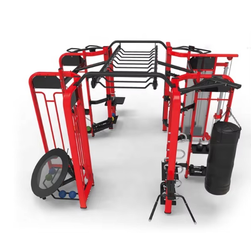 Crossfit Full Gear - Estante de ajuste cruzado multifuncional integrado